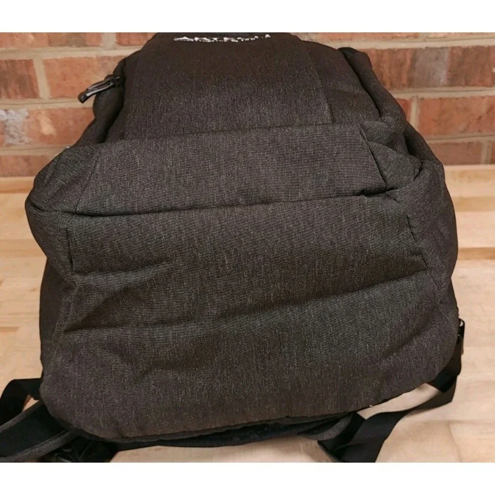 Basecamp Mt. Augusta Laptop Backpack Charcoal Gray Heathered Tech Travel Bag‎